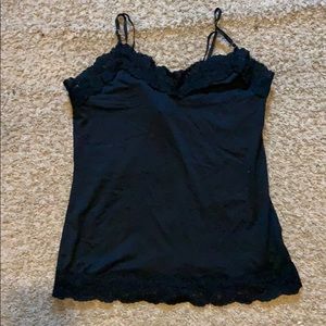 Black tank top